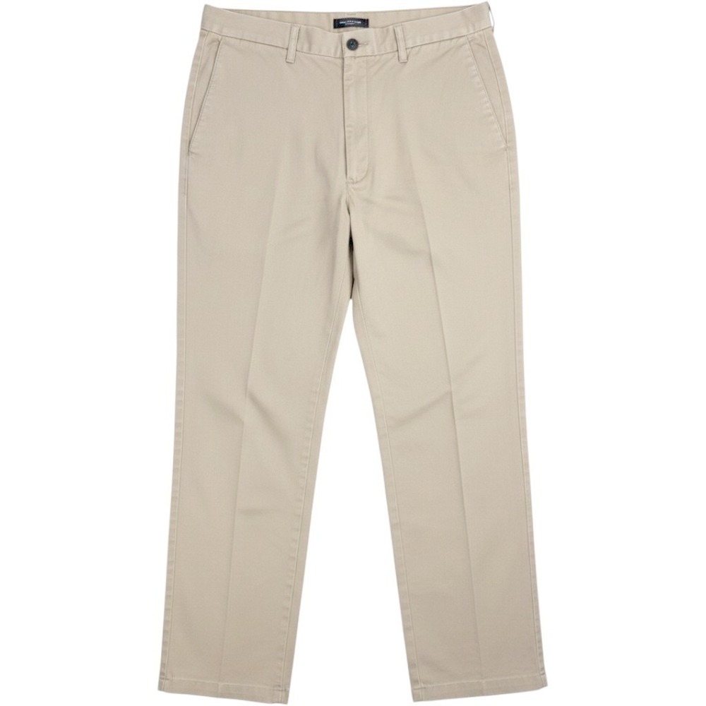 Haggar Mens Work to Weekend Khaki Chino Pants Tan Straight Leg 36x34